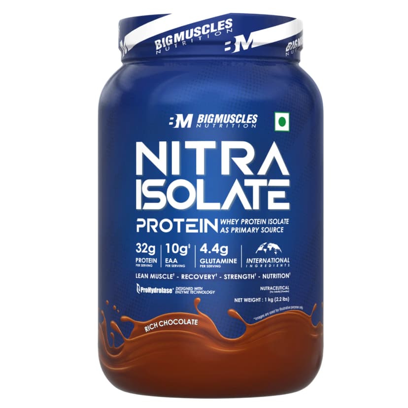 Big Muscles Nitra Isolate Whey Protein - 2kg