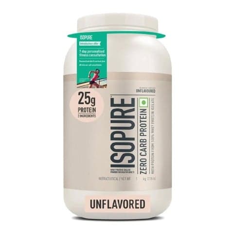 Isopure 100% Whey Protein Isolate 1 kg (2.2 lb) Zero Carb - Unflavoured