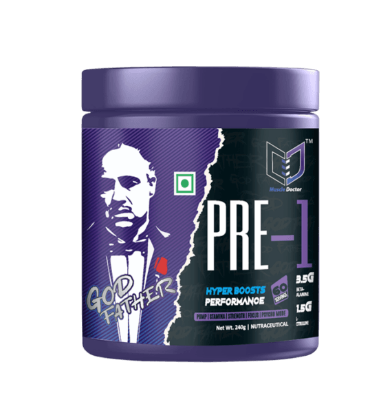 Pre workout god father (hyper boosts performance) 240gr