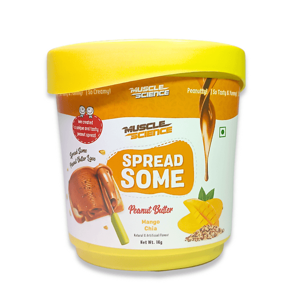 Muscle Science Peanut Butter cookies cream 1 kg  - Muscle Science Peanut Butter mango chia (flavour)1 kg 