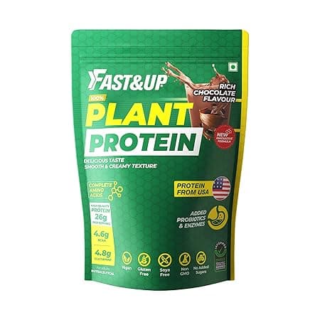 Fast&Up 100% Plant Protein - Cookies & Cream - 25 Servings