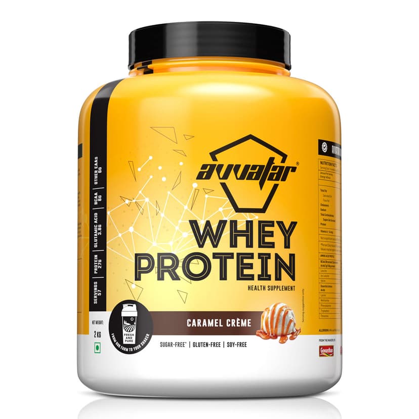 Avvatar Whey Protein | 2 Kg | Caramel Crème