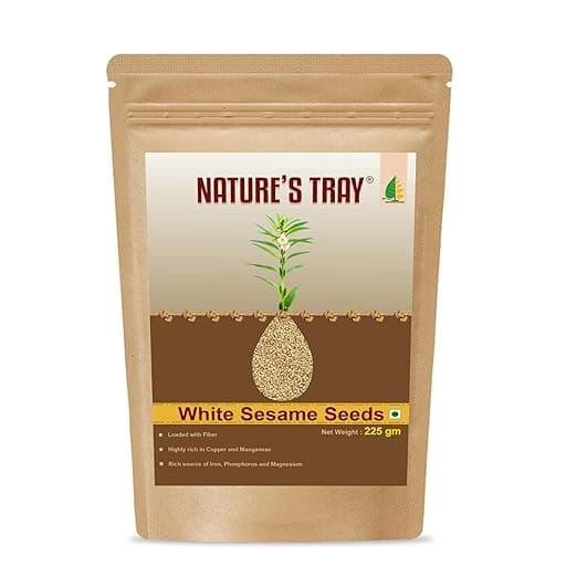 NATURE'S TRAY White Sesame Seeds (Til) | 235g