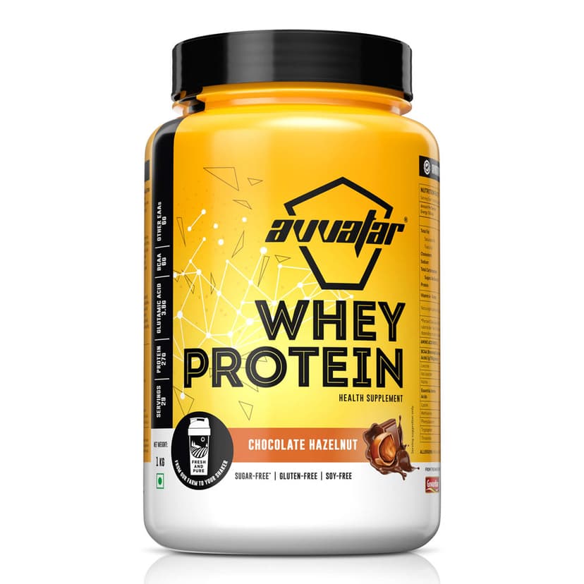 Avvatar Whey Protein | 1 Kg | Chocolate Hazelnut