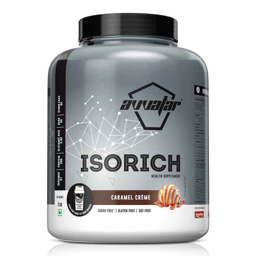 Avvatar Isorich Protein | 2 Kg | Caramel Crème