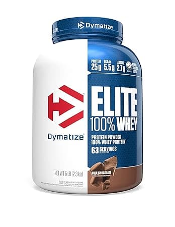 Dymatize Elite 100% Whey Protein | Rich Chocolate - 5 Lbs
