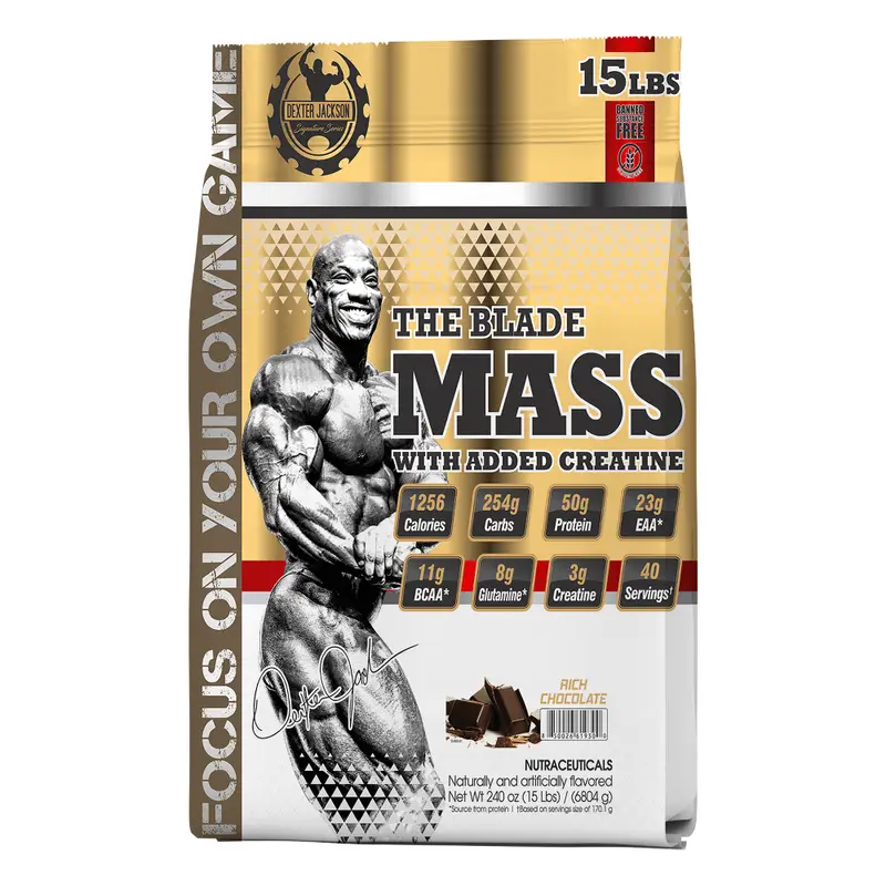 Dexter Jackson the Blade Mass Gainer 6.84kg (rich chocolate flavour)