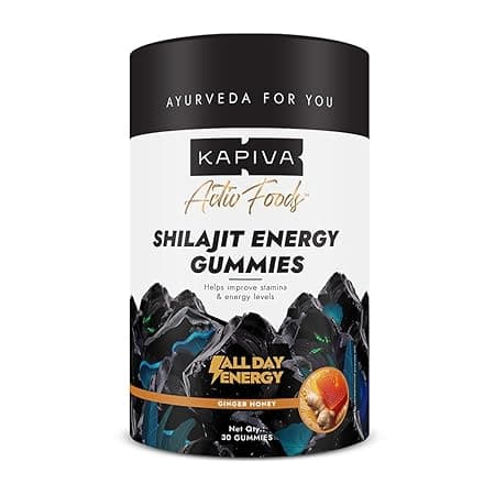 Kapiva Himalayan Shilajit/Shilajeet Gummies | 225mg - 30 Gummies