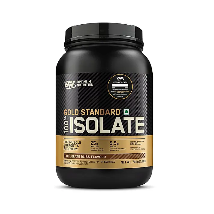 ON Gold Standard 100% Whey Protein Isolate| 744 g (1.6 lbs) | Chocolate Bliss
