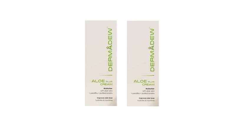 Dermadew Aloe plus cream moisturiser with aloe Vera +paraffins+lanolils