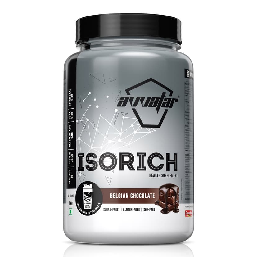 Avvatar Isorich Protein | 1 Kg | Belgian Chocolate