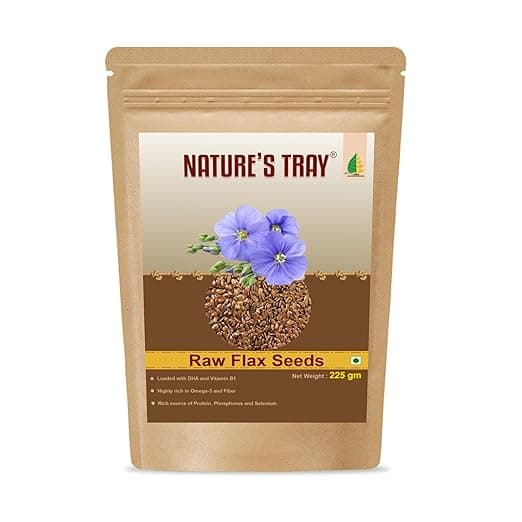 Nature's Tray Flax Seeds | Alsi Seeds - 235 Gm