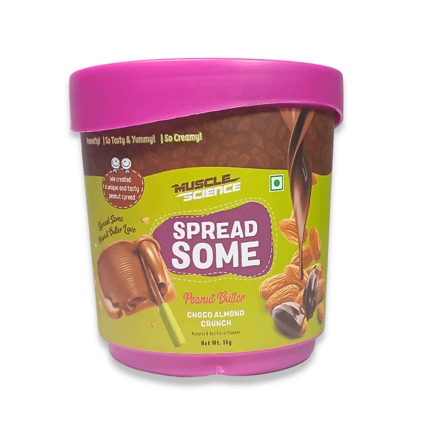 Muscle Science Peanut Butter (Choco Almond Crunch,1 kg)