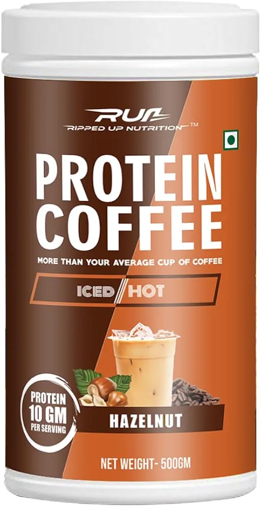 Ripped Up Nutrition Protein Coffee | (Hazelnut, 500gm)