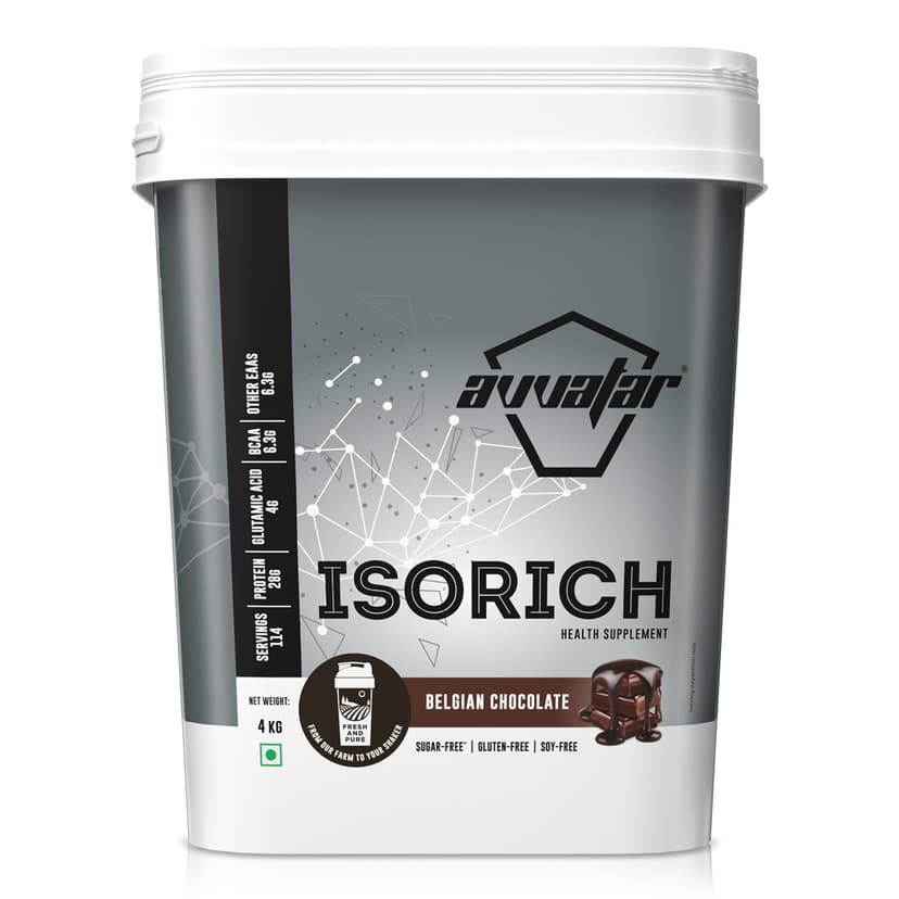 Avvatar Isorich Protein | 4 Kg | Belgian Chocolate Flavour