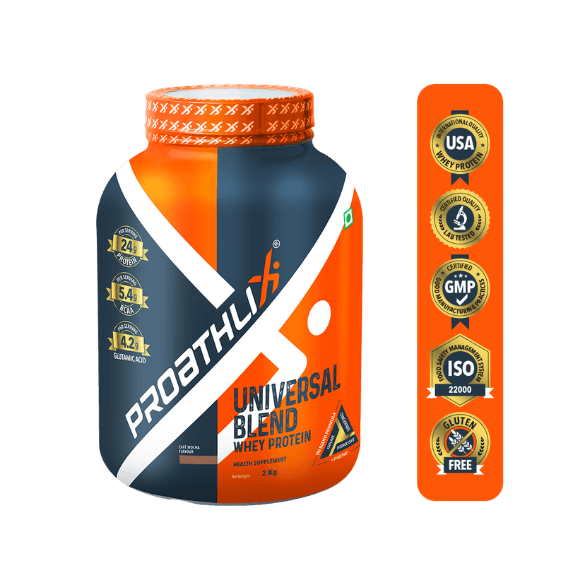 Proathlix Universal Blend Whey Protein (24g Protein) 2 kg 