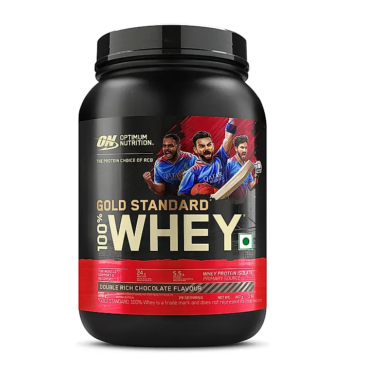 Optimum Nutrition (ON) Gold Standard 100% Whey Protein | 907 g (2 lbs) | Double Rich Chocolate