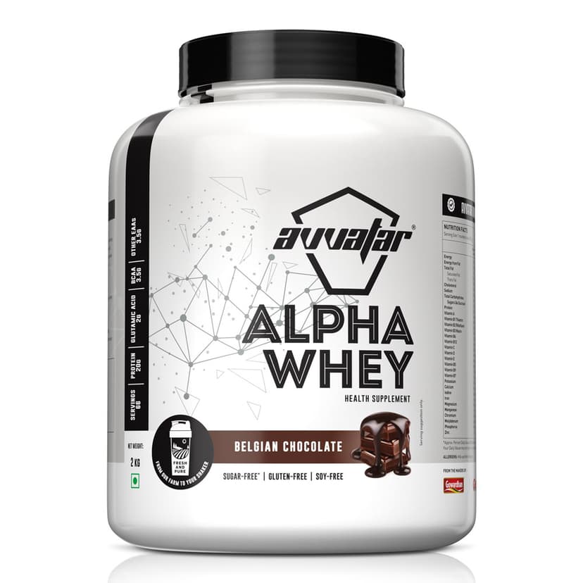 Avatar Alpha Whey | 2 Kg | Belgian Chocolate Flavour