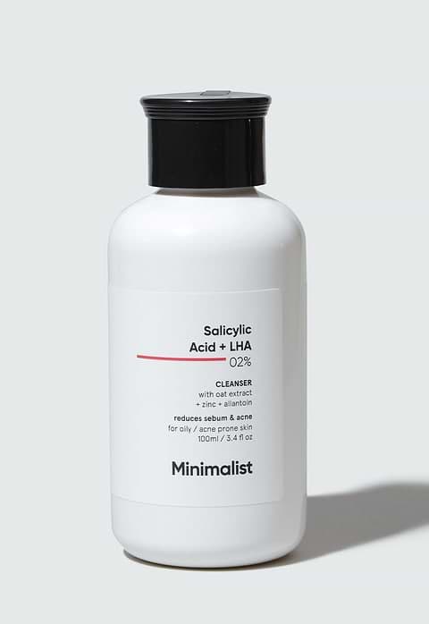 Minimalist salicylic Acid+LHA 02% Cleanser 