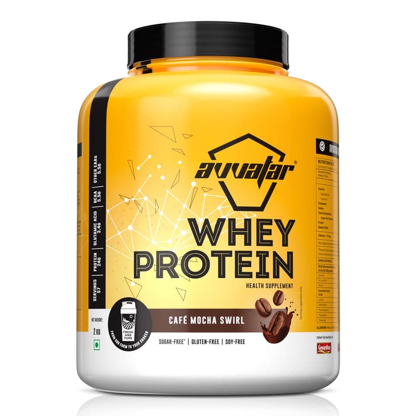 Avvatar Whey Protein | 2 Kg | Café Mocha Swirl