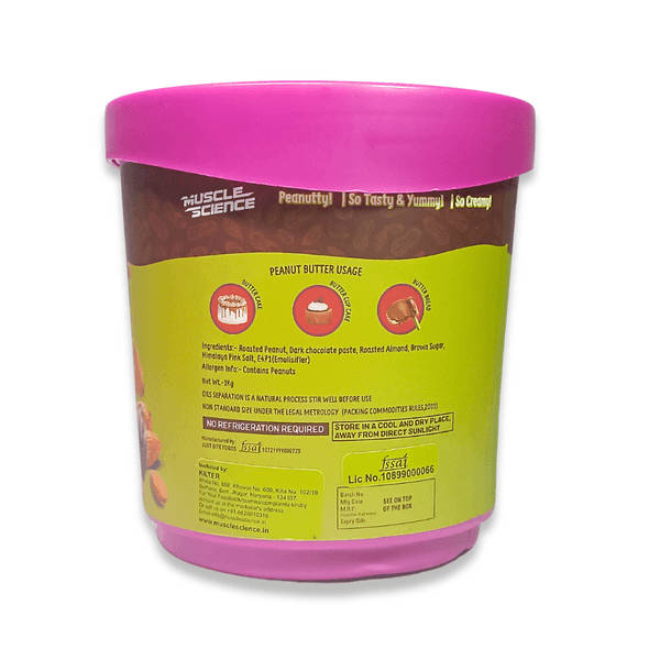 Muscle Science Peanut Butter cookies cream 1 kg  - Muscle Science Peanut Butter choco Almond crunch (flavour) 1 kg 