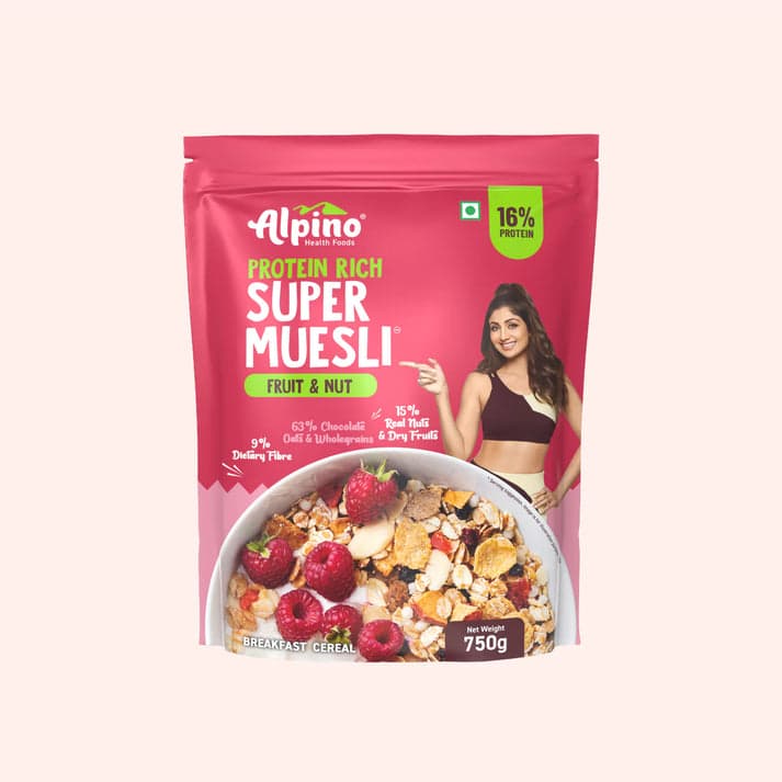 ALPINO Protein-Rich Super Muesli Fruit & Nuts 400g