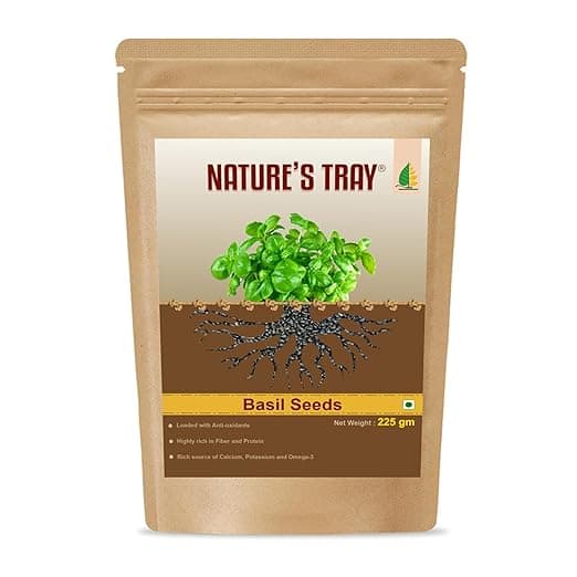 NATURE'S TRAY Basil Seeds | 225Gm 