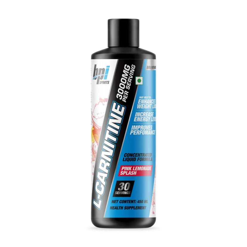 BPI Sports Liquid L-Carnitine - Pink Lemonade Splash, 450 Ml